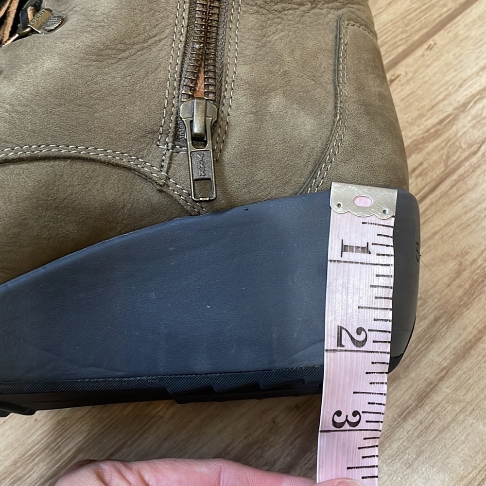 Sperry faux fur lace up wedge boots - Picture 11 of 12
